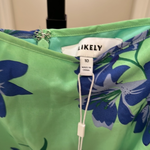 Likely Mini Charlotte Dress In Green Petal. NWT. Size 10 - Picture 9 of 13